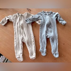 Larkspur organic cotton sleepers size 0-3 months